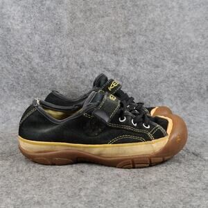 Keen Shoes Kids 13 Sneakers Hiking Casual Outdoor Easy On Leather Black Brown